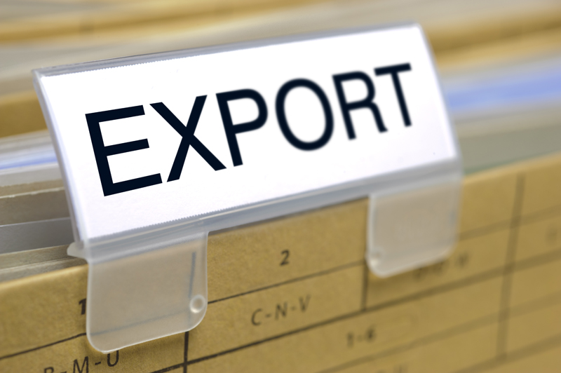 folder marked with export