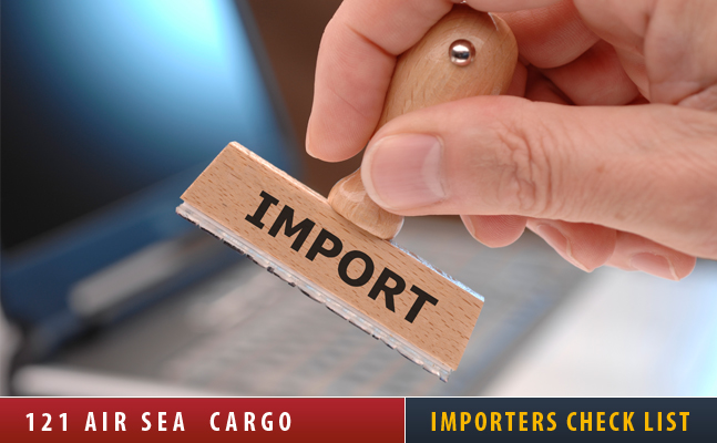 Importers Check List