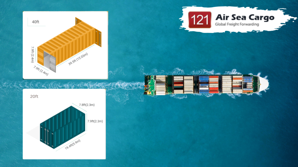 container shipping sizes