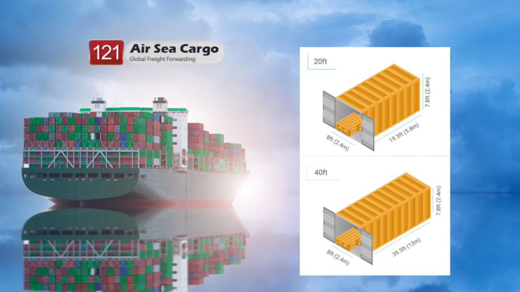 container shipping sizes